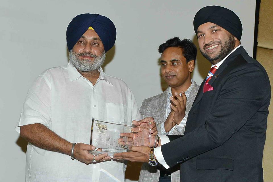 Deputy Chief Minister of Punjab, India, Honored by IBPC